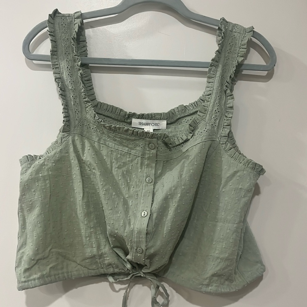 Shabby Chic cropped top size Medium